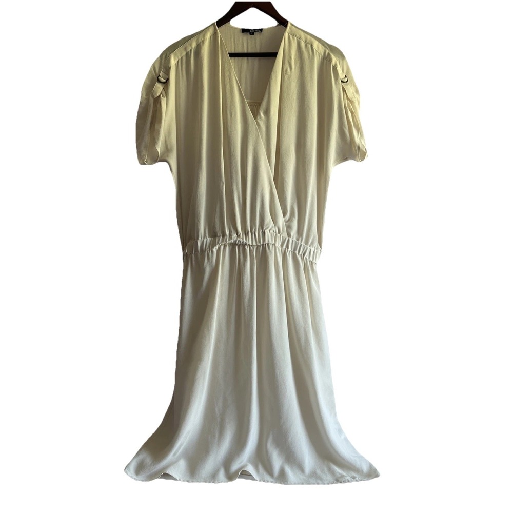 LAmade Women's Midi Dress Tan Size L Preowned‎ 10 silk